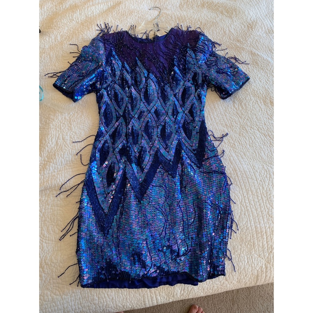 VINTAGE sequin flapper dress Elegance by Anujan